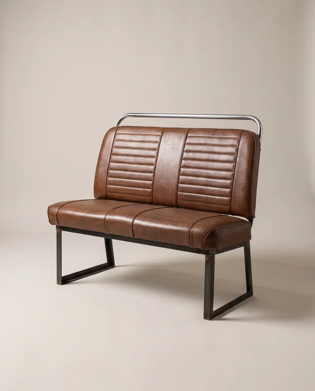 Banquette « Autocar », vue de trois quarts