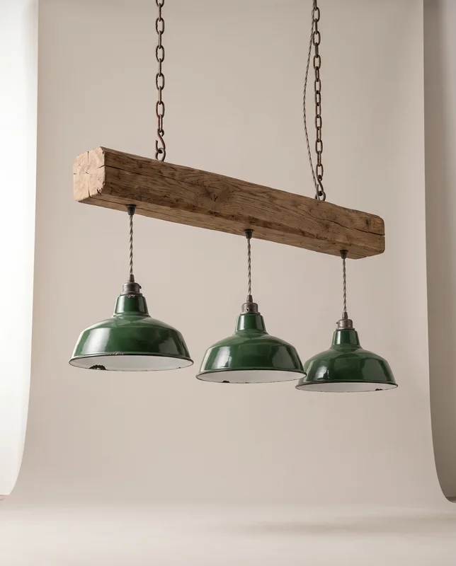 Suspension « Trois Cloches », vue de trois quarts
