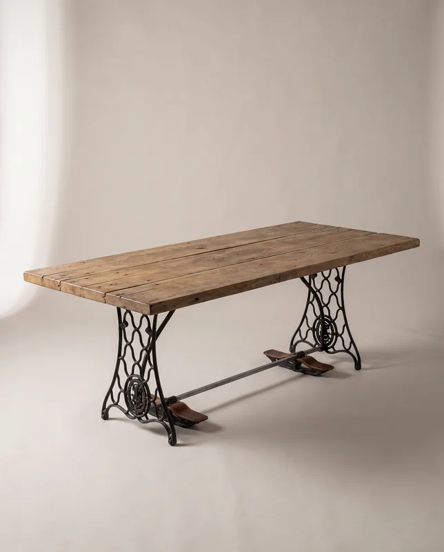 Table « Filature », vue de trois quarts